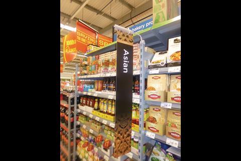 The store includes the usual fresh food offer, alongside new sections such as babywear and a Subway